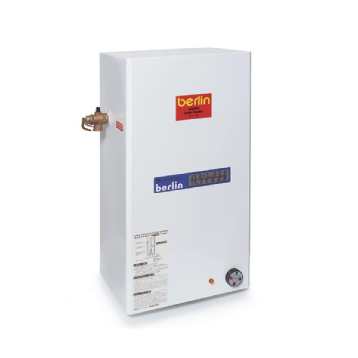 Berlin 柏林 UHP-10A-3KW-S 38公升 中央儲水式電熱水爐 (方型)